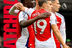 伦敦内战！阿森纳晒海报预热战水晶宫：萨卡、特罗萨德等人出镜